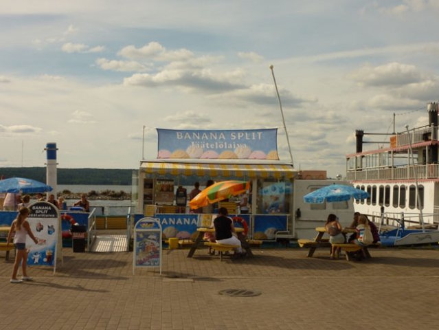 Lahti Hafen Eisdiele